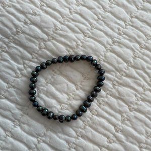 Real Black Pearl Bracelet